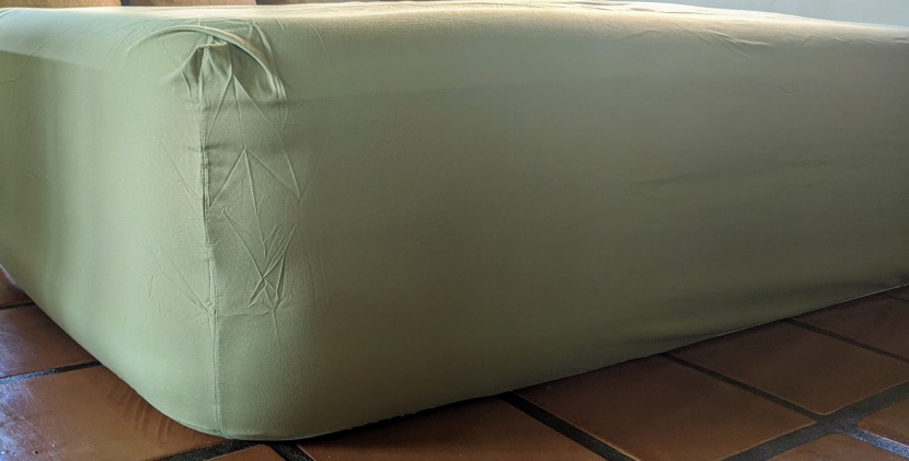 the empyrean bedding sheet will reach around an 18-inch sheet, but...