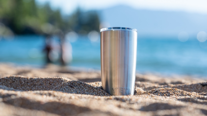 tumbler - for morning commutes and post-work beach hangs, the rambler is tough...