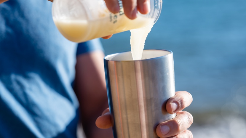 testing the rambler's ability to keep slushie beverages icy on a hot...