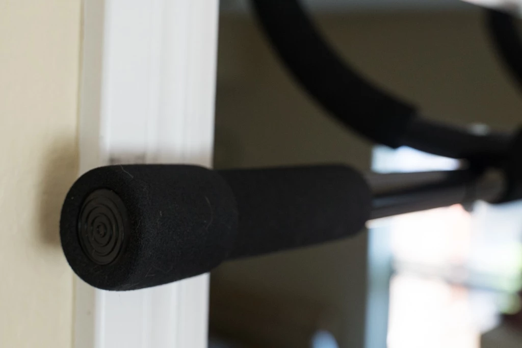 pull up bar - it also has nice padding for the front of your door frame.