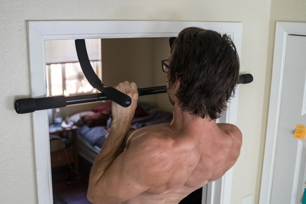 pull up bar - the sagler pull up bar is simple, inexpensive, and stable.