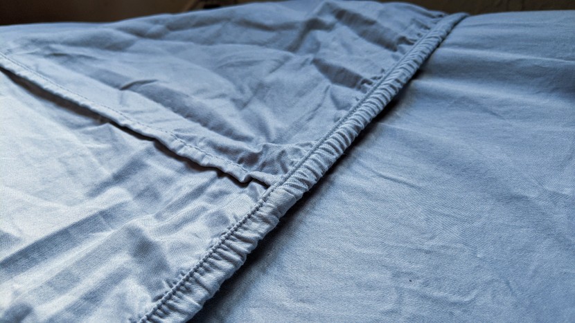 fitted sheets - not the burliest elastic, but the variety of pocket sizes makes it...