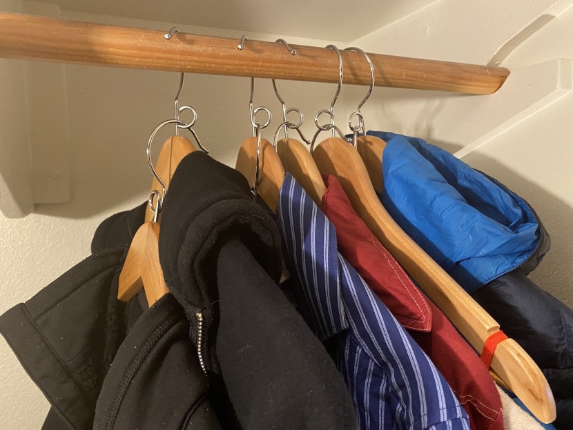 clothes hangers - the proman natural kascade hangers are quite sturdy and can take a...