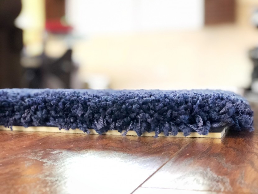 rug pad - putting the luxurious rugpadusa cloud comfort memory foam pad under...