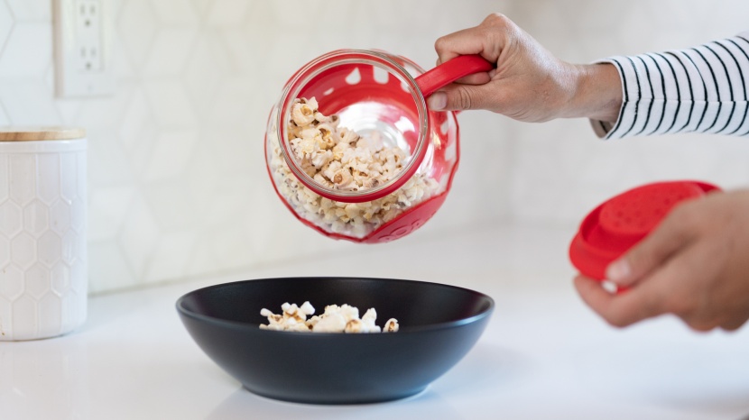 popcorn popper - of microwave models, the ecolution left the fewest unpopped kernels.