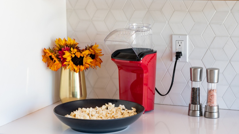 popcorn popper - this plug and play model was a breeze to use.