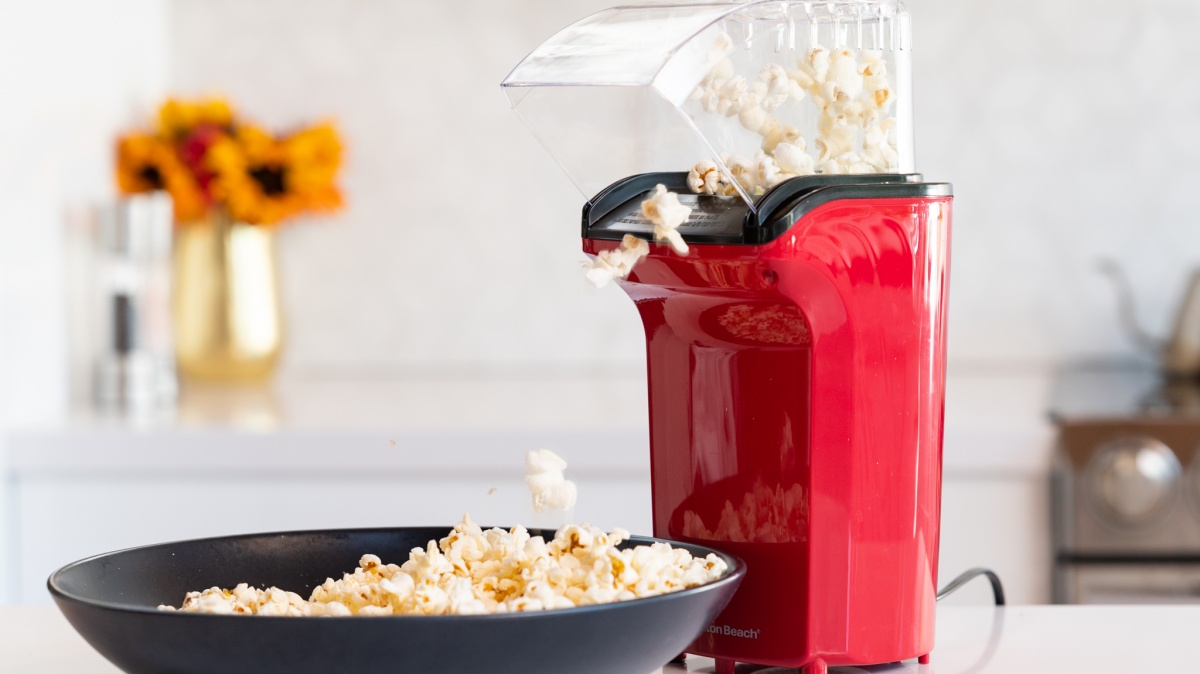 Dash Fresh Pop Red Hot Air Popcorn Maker