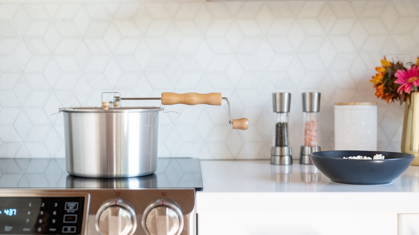 popcorn popper - traditionalists will love this stovetop popper.
