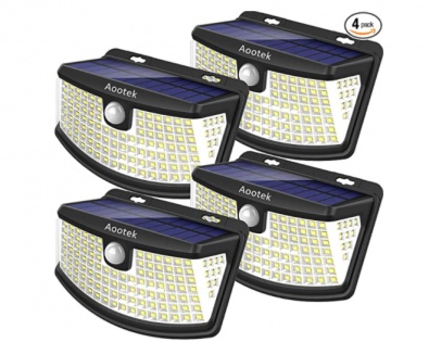 Lead photo for Best Overall Motion Sensor Outdoor Solar Floodlight