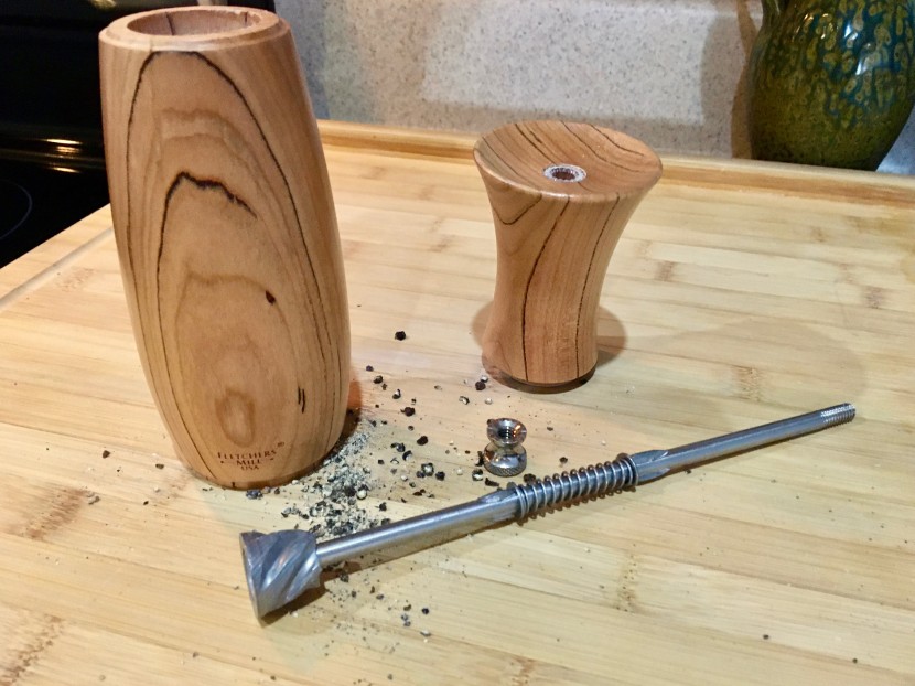 pepper mill - the grinding mechanism is removable allowing you to clean the entire...