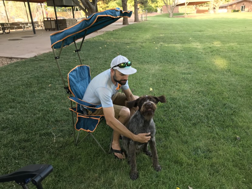 we all gotta keep cool in the desert heat, by shade or by panting.