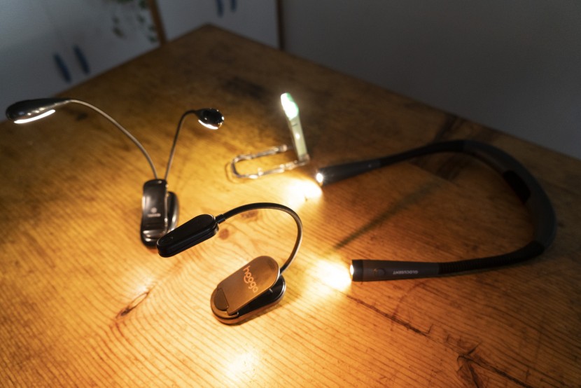 book light - lights with warm light qualities.