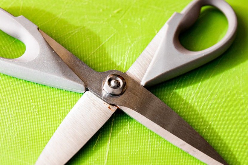 the kitchenaid all purpose shears showing rusting after a run...