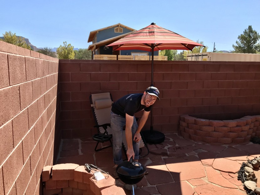 patio umbrella - the abba umbrella is smaller than any of the others we tested, and...