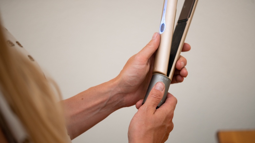 hair straightening iron - the twist dial on the nition professional flat iron is actually very...