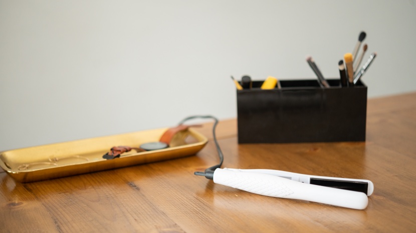 hair straightening iron - this petite flat iron is the perfect travel companion.