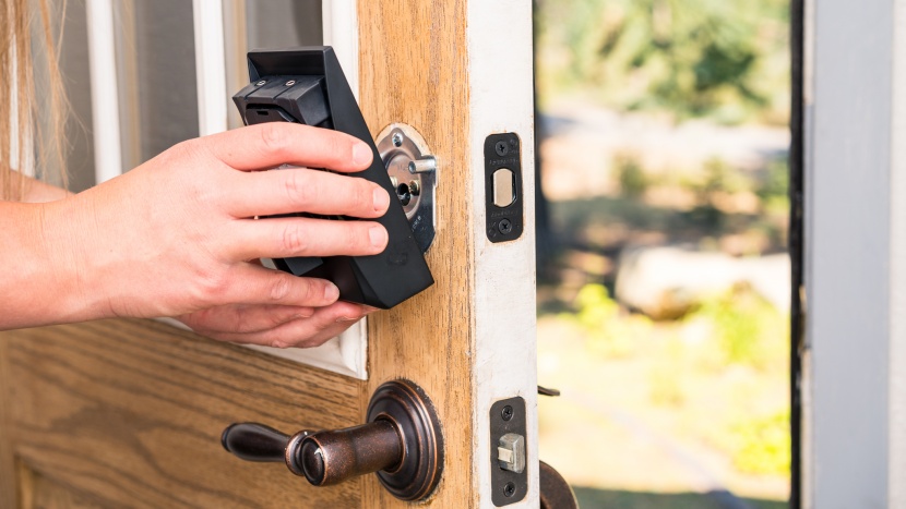 schlage encode - physical installation usually only requires a screwdriver.