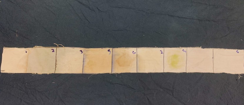 laundry pod - the strip used for the gain flings after washing. the stains from...