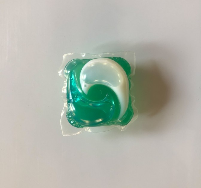 laundry pod - gain packs a lot of scent into this small pod.