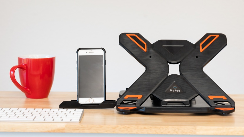 laptop stand - this model has a nifty phone stand that folds out from the side of...