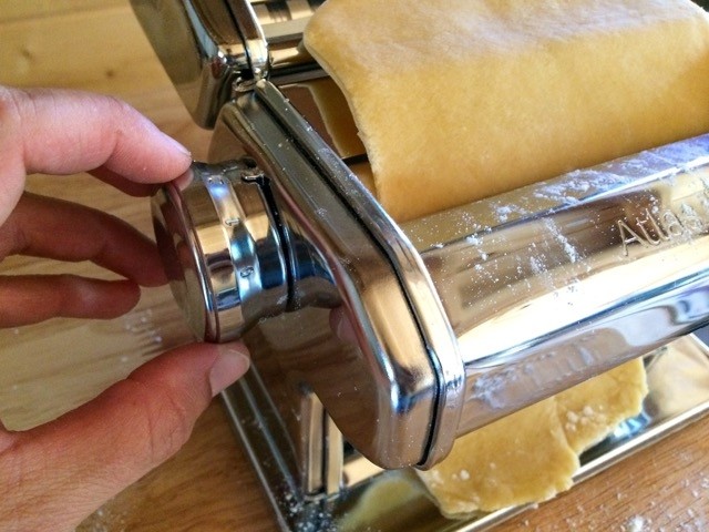 pasta maker - we tested every setting on the thickness dial.