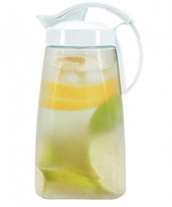 AOZITA Iced Tea Maker Pitcher with Infuser and Lid - 2 Quart Glass Mason  Jar Pitcher Leak-proof Water Jug, Heavy Duty Glass Container for Tea,  Water