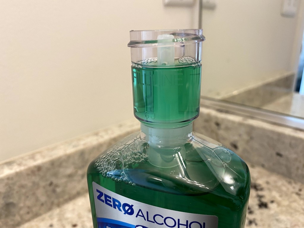 mouthwash - self-dosing cups are a nice perk that make it a no-brainer to get...