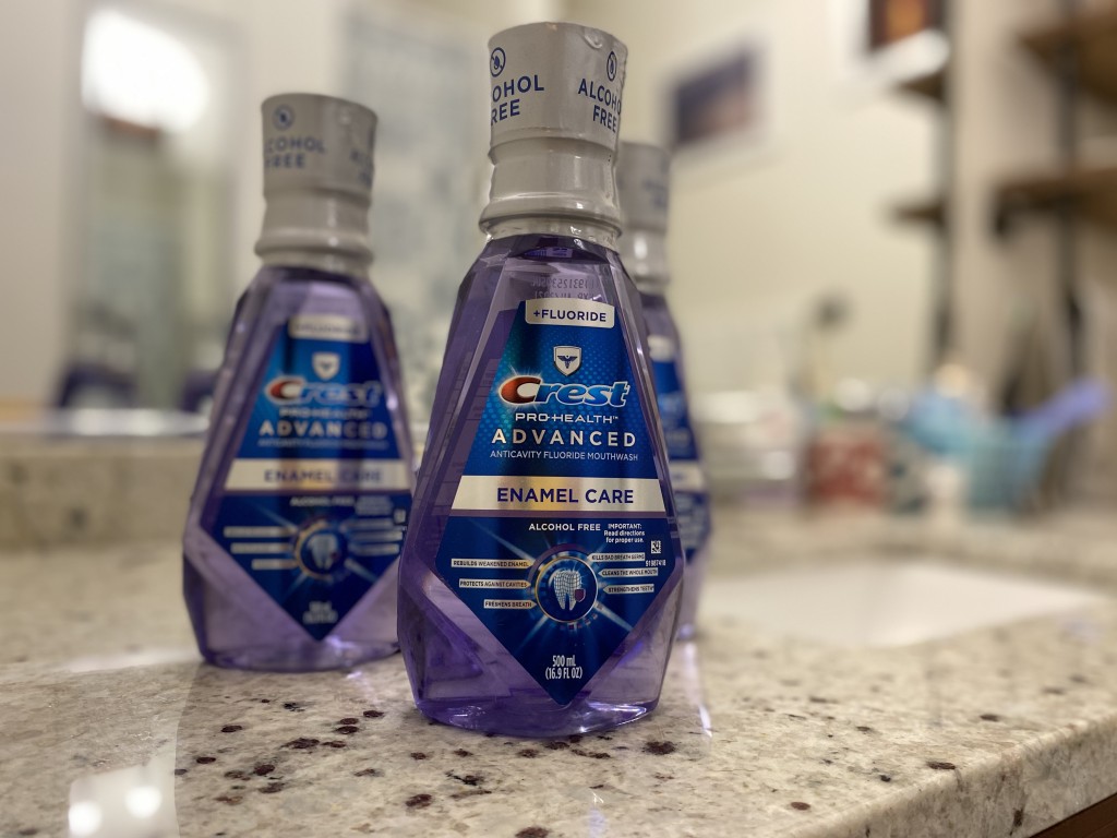 mouthwash - this wash is reasonably effective, though we did find that the cap...