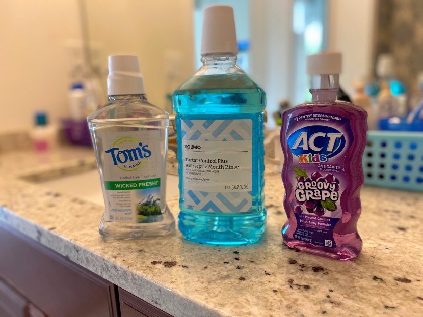 mouthwash - most products were fairly effective at visibly reducing the amount...