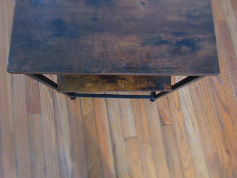nightstand - the product that we received was welded incorrectly so that one...