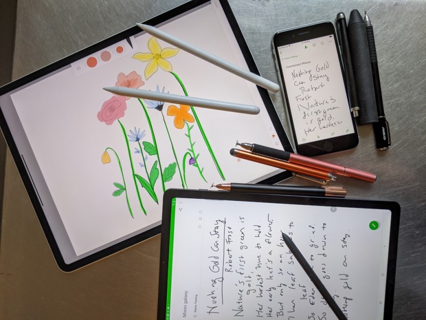 three of the styluses are device-specific, the rest work with all...