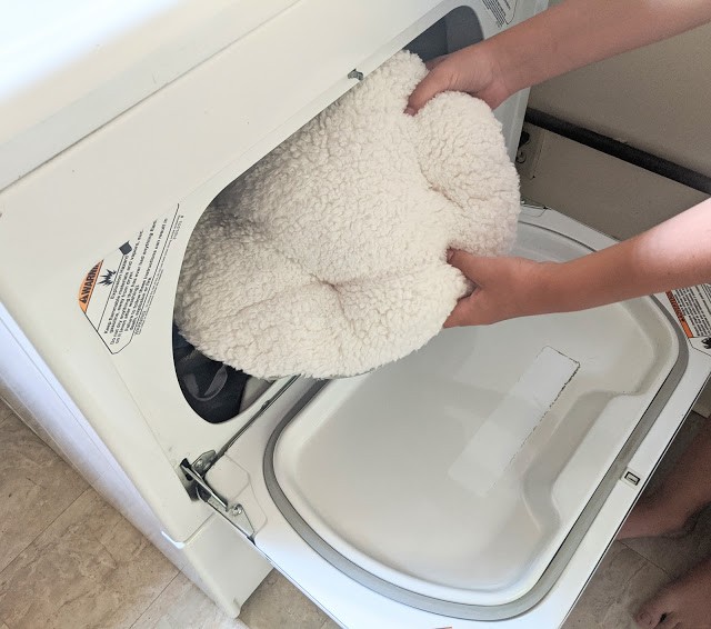 cat toys - the soft plush bed of the kitty city tunnel bed is seen coming out...