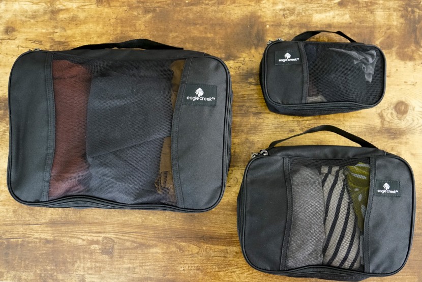 packing cubes - the packing set from eagle creek is simple and high-quality.