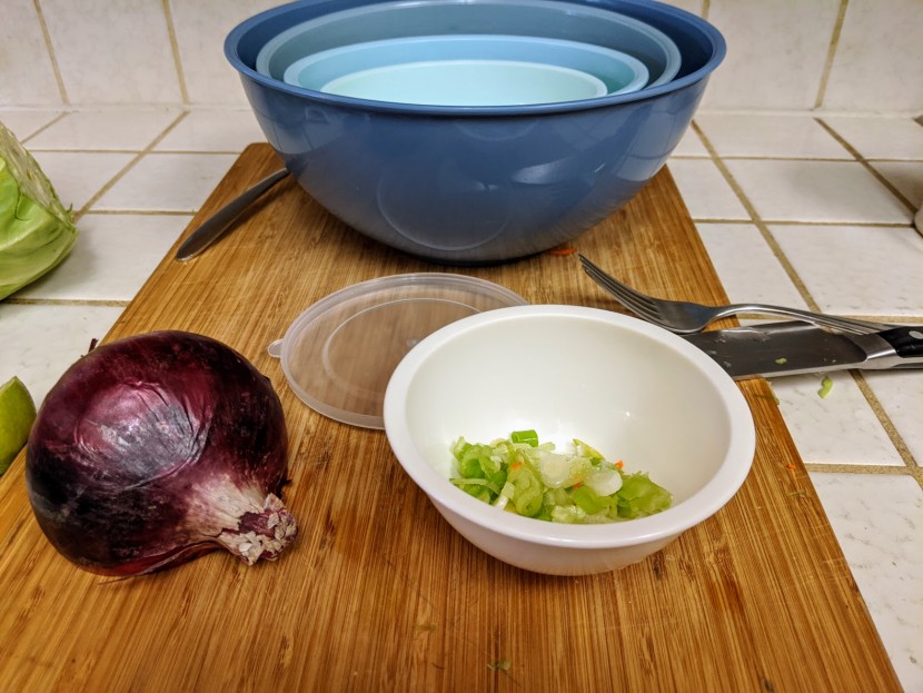 mixing bowl - these plastic bowls are best suited for transporting sides and...