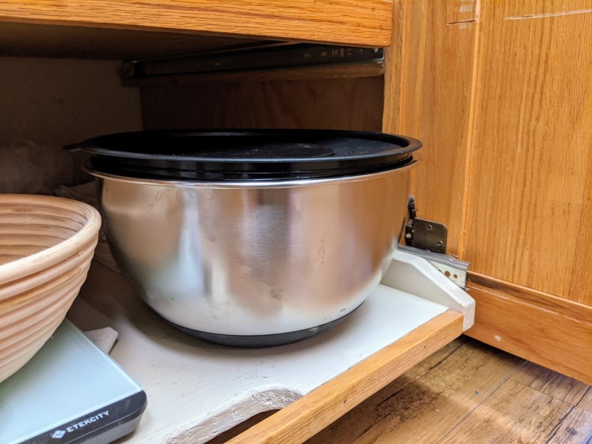 mixing bowl - the lids on the wildone set are not the most secure. at least we...