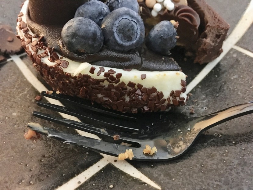 the fork tines are fairly blunt and widely spaced.