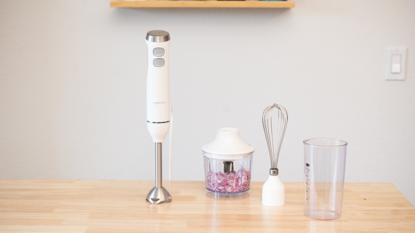 hand blender - the amazon basics multi-speed offers commendable performance at a...