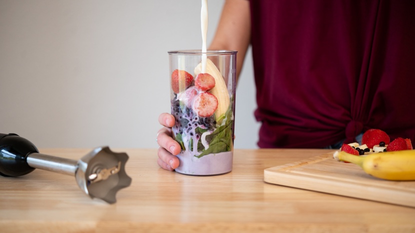 hand blender - we used the same recipe for each smoothie to ensure even test results.