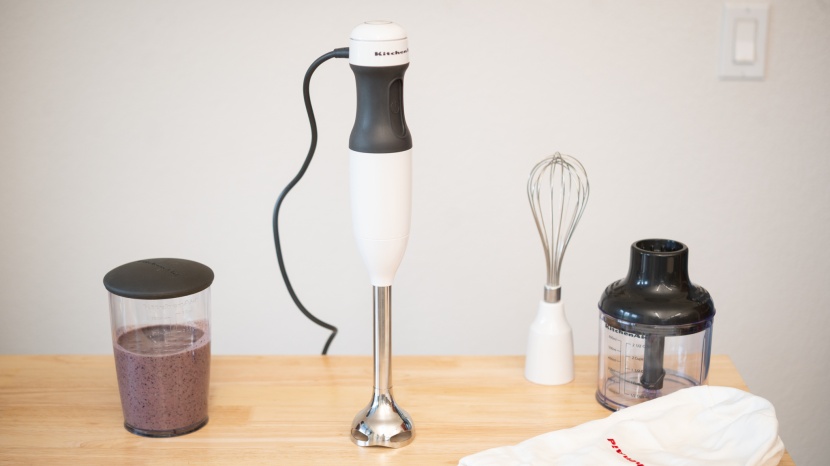 hand blender - the kitchenaid pro line comes with a handy carrying case for those...