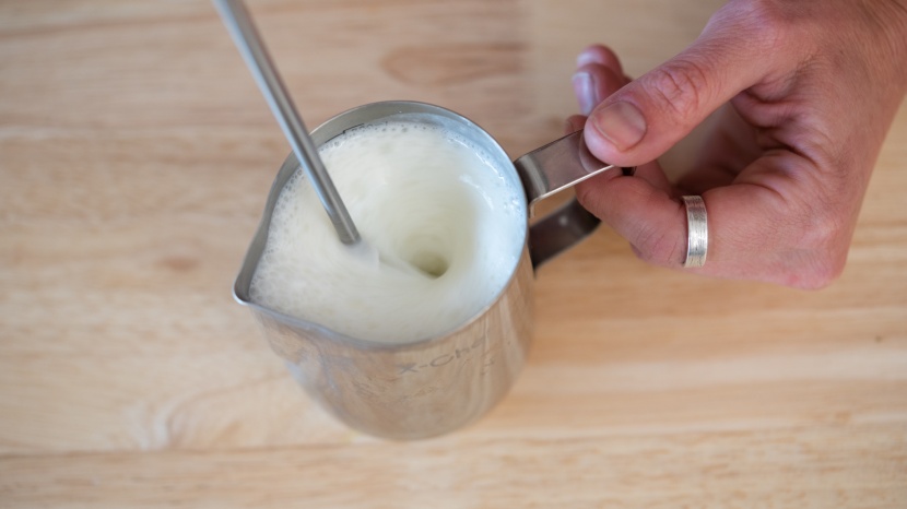 having a milk frother attachment is ideal for baristas.