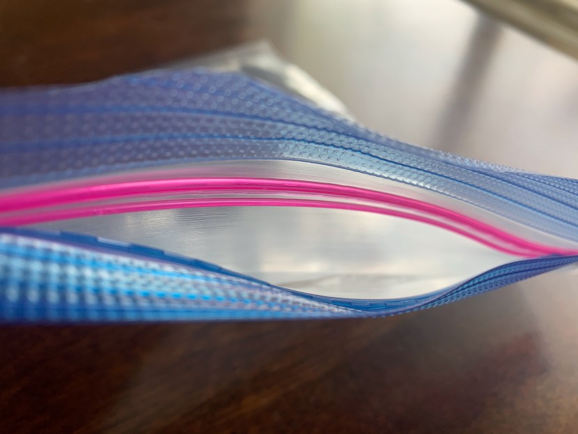food storage bags - the high functioning ziploc squeeze closure.