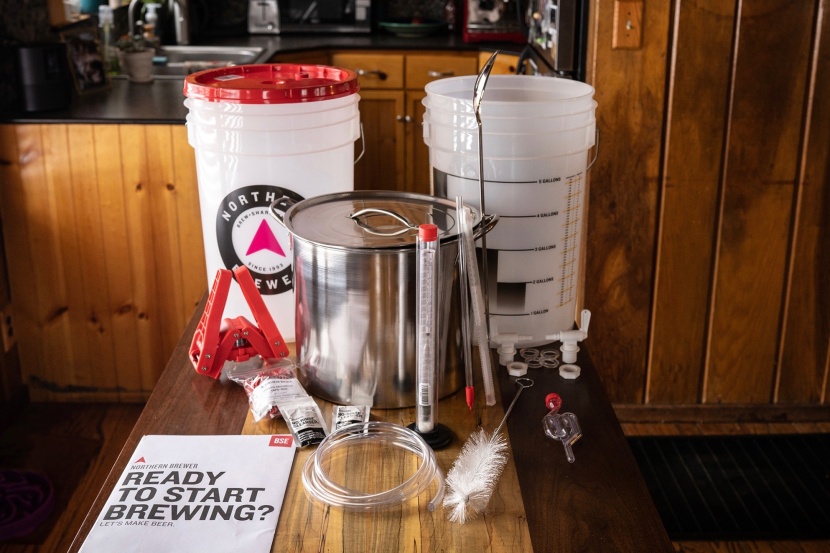this kit includes everything you need to get brewing, assuming you...