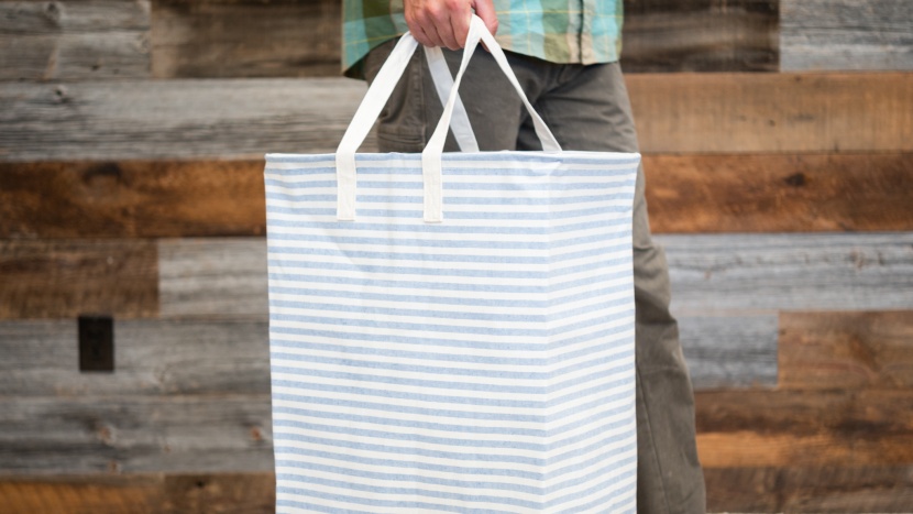 laundry hamper - the robust handles and heavy-duty plastic lined cotton body make...