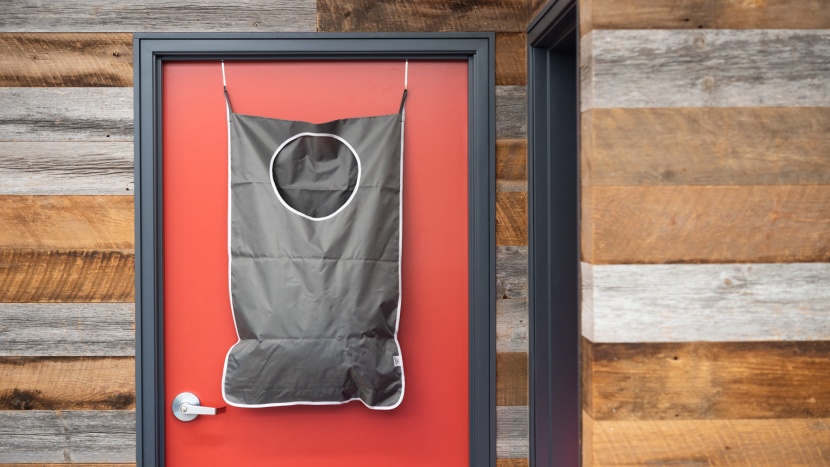 laundry hamper - this floor space saving hanging hamper comes in a set of two and in...