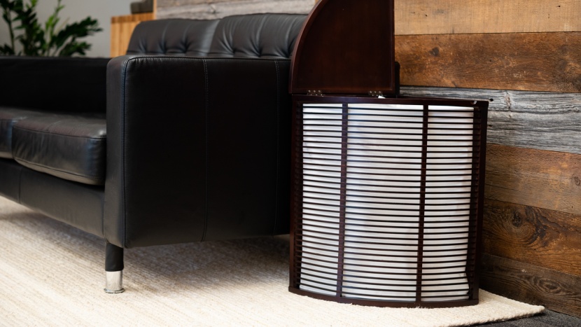 laundry hamper - the unique hamper makes it a cinche to fit a corner nitch.