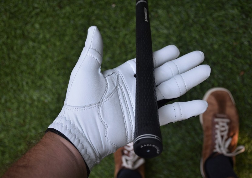 setting our stance and checking our grip with the bionic stablegrip.