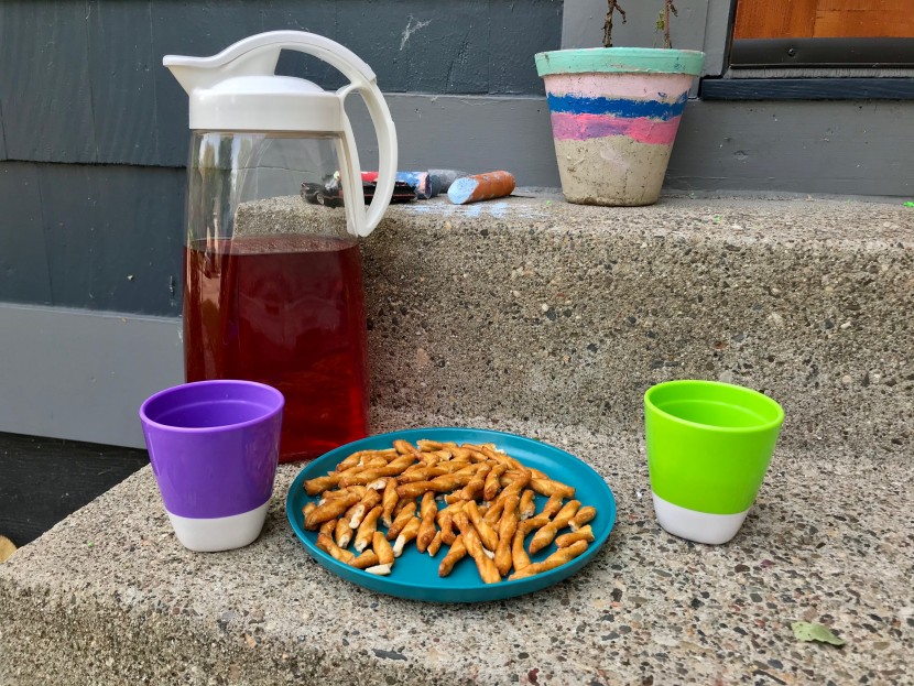 iced tea pitcher - we let kids bring the durable, leakproof pratico out for snack time...