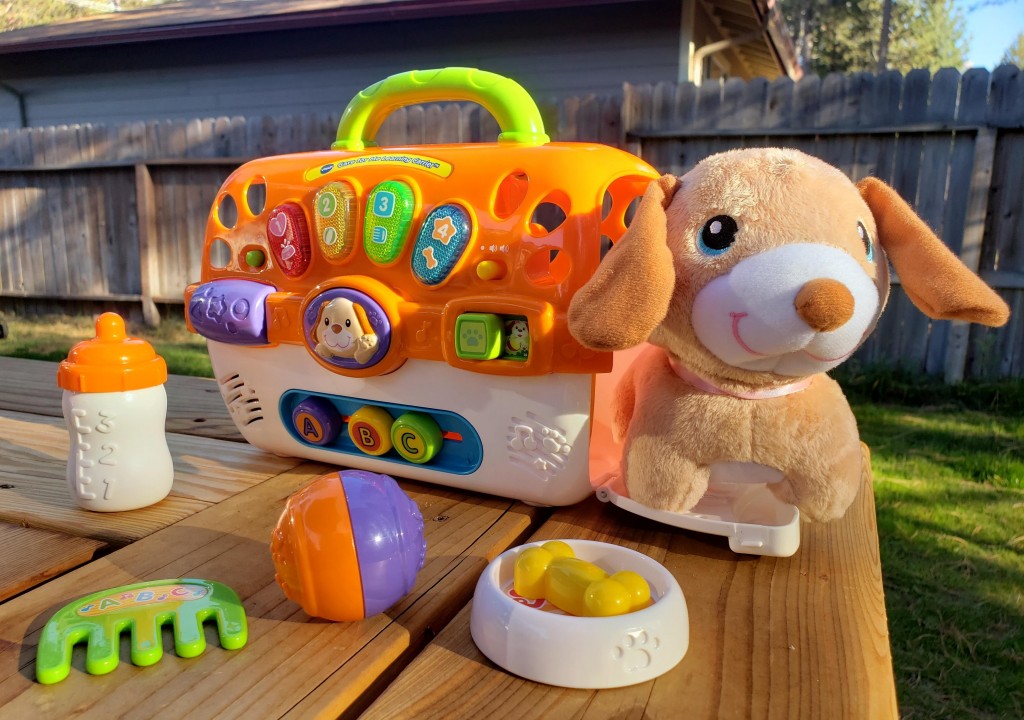  VTech Care for Me Learning Carrier Toy, Orange : Toys