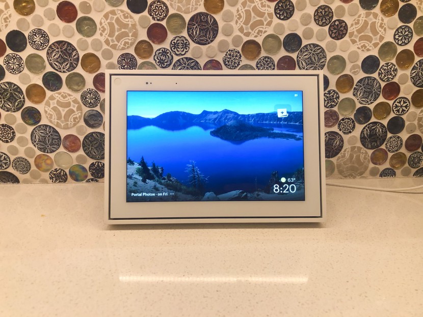 digital picture frame - the portal is outfitted with sleek looks that fit any room.