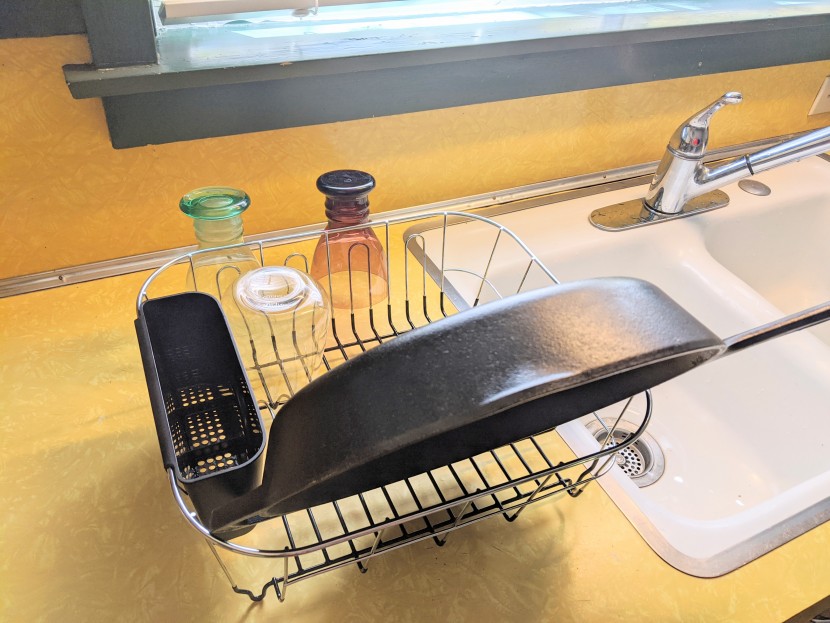 dish rack - the neat-o demonstrates excellent stability with an eight pound cast...